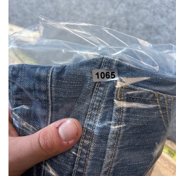 Hollister Denim Jean Cut Off Shorts Womens 1 Juniors Blue Distresses Sexy Summer - Picture 8 of 8